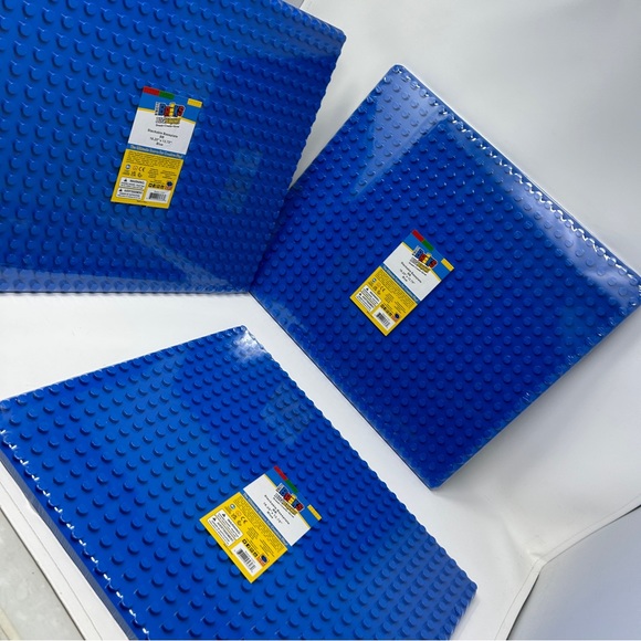 3 Classic Big Briks Baseplate Compatible with All Major Brands 13.75" x 16.25" - Picture 4 of 8